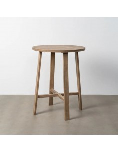 Mesa Alta 80 x 102 KAURO em Madeira de Caucho natural 2