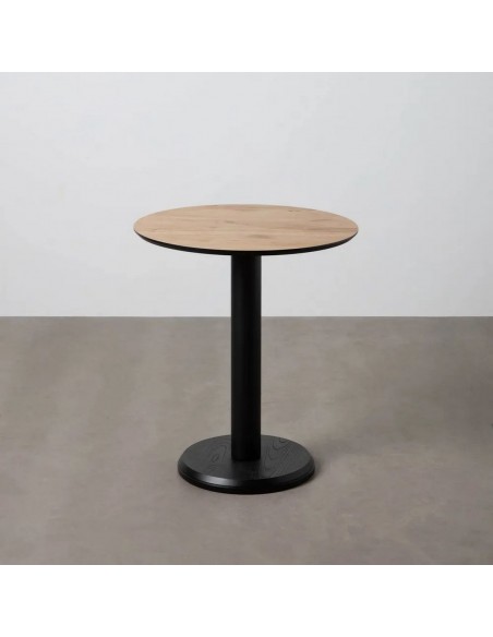 Mesa redonda 65 CONTRAC de cocina en Metal y Madera