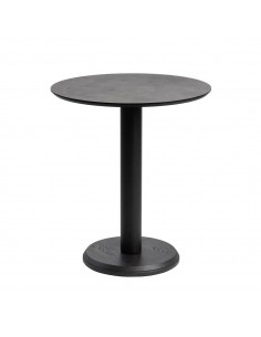 Mesa cocina redonda 65 CONTRAC en grafito/antracita