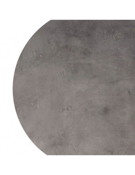 Mesa cocina redonda 65 CONTRAC en grafito/antracita