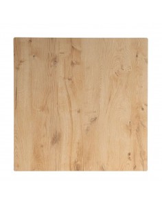 Mesa Alta cuadrada 68 x 100 CONTRAC Metal y Madera 2