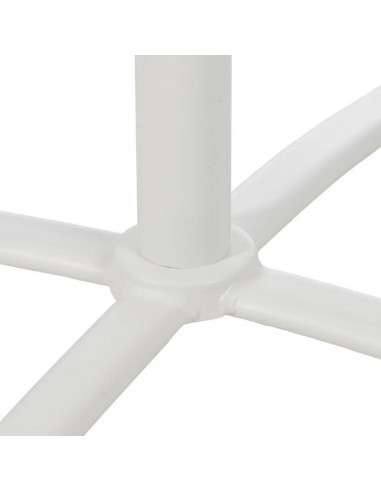 Mesa exterior Plegable redonda 70 acero blanco...