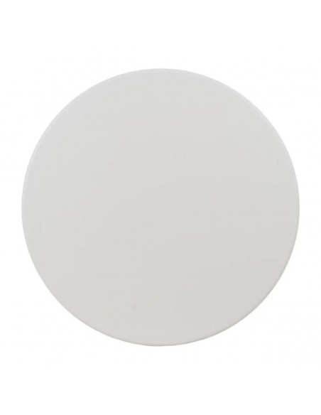 Mesa exterior Plegable redonda 70 acero blanco compacta