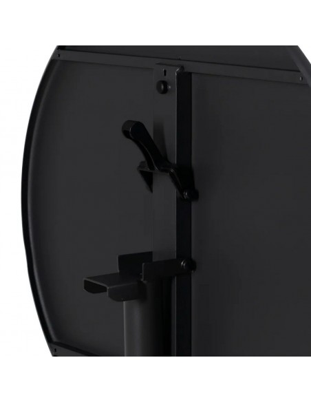 Mesa exterior Plegable redonda 70 compacta, acero gris antracita