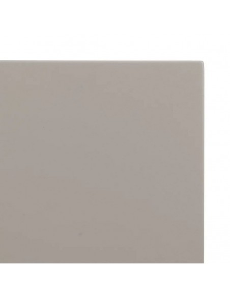 Mesa dobrável quadrada compacta para exterior, 70 cm, aço cor taupe