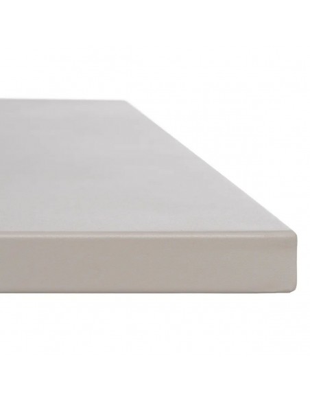 Mesa Plegable exterior cuadrada 70 compacta, acero taupe