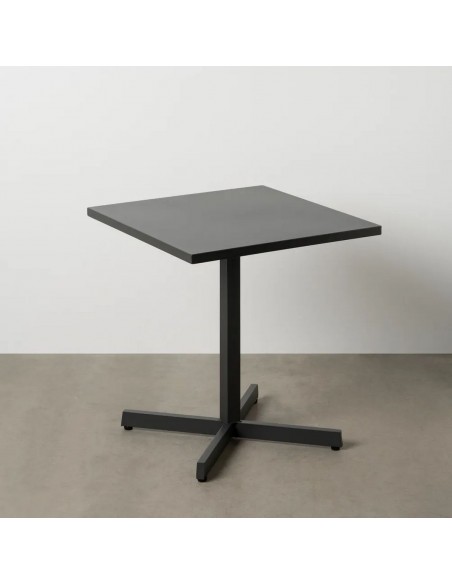 Mesa Plegable exterior cuadrada 70 compacta, acero gris antracita