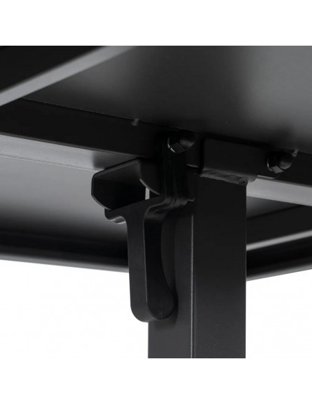 Mesa Plegable exterior cuadrada 70 compacta, acero gris antracita