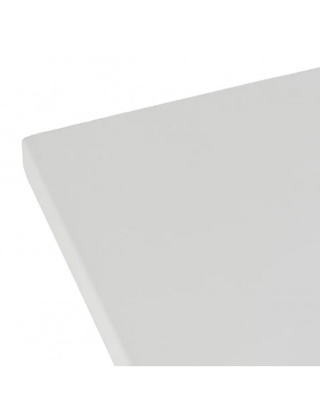 Mesa Plegable exterior cuadrada 70 compacta, acero blanco