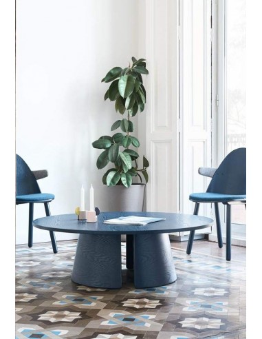 TEULAT MESA de CENTRO REDONDA CEP 110, fresno AZUL