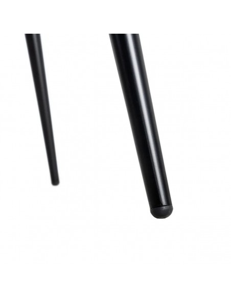 Mesa extensible 120(160) x 80 TERRA color natural y metal negro