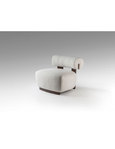 Cadeirão NAOMI moderno em madeira nogueira e...