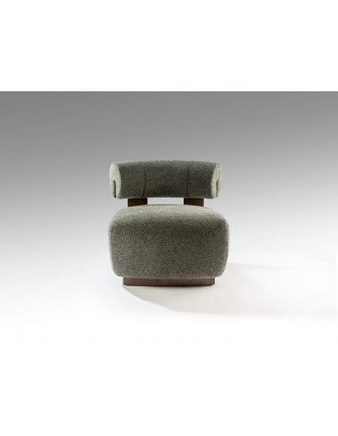 Butaca NAOMI de Estilo Moderno en Madera nogal...