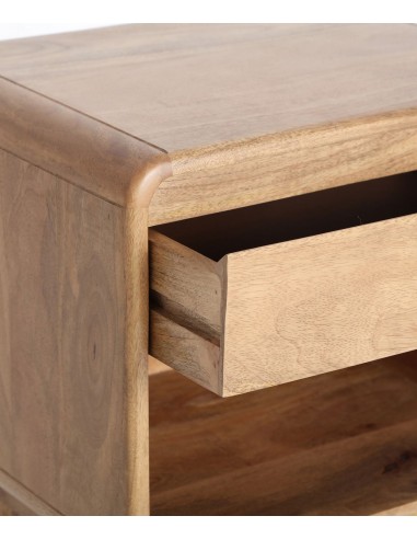 Mesinha FINHAN de estilo nórdico em madeira de...