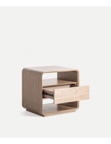 Mesita de noche LIRA de diseño orgánico en...