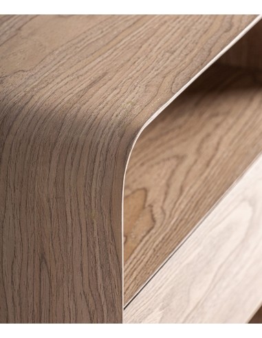 Mesinha LIRA com design orgânico e madeira...