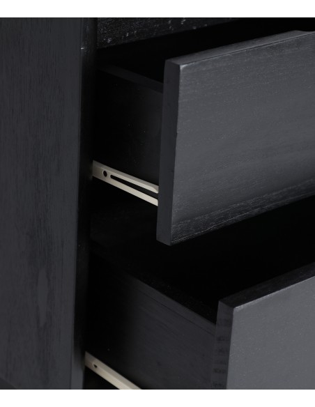 Mesinha DEMMIN design contemporâneo em madeira negra