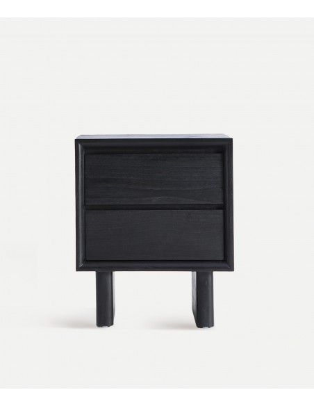 Mesinha DEMMIN design contemporâneo em madeira negra