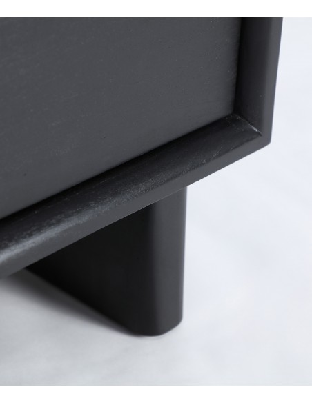 Mesinha DEMMIN design contemporâneo em madeira negra