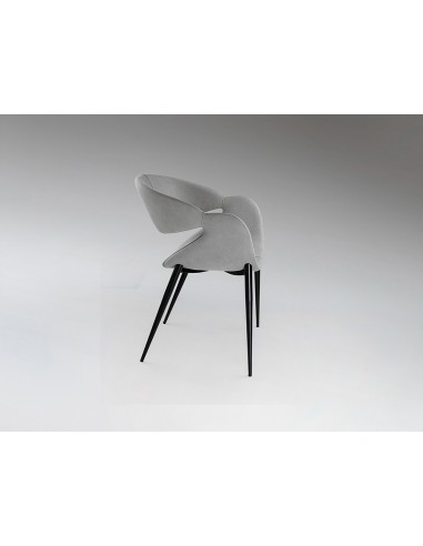 Silla de estilo moderno GIRO Tapizado Textil...
