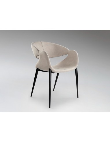 Silla de estilo moderno GIRO Tapizado Textil...