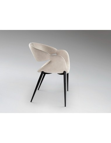 Silla de estilo moderno GIRO Tapizado Textil...