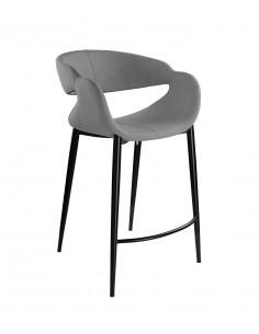 Taburete de estilo moderno GIRO 64 cm Tapizado Textil con...