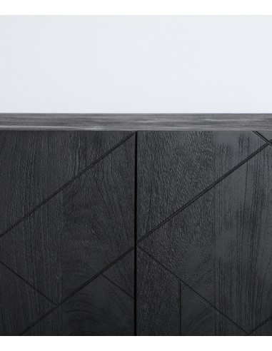 Mueble TV 180 x 42 BOULOC diseño étnico, madera...