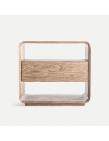 Mesinha LIRA com design orgânico e madeira...