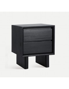 Mesinha DEMMIN design contemporâneo em madeira negra