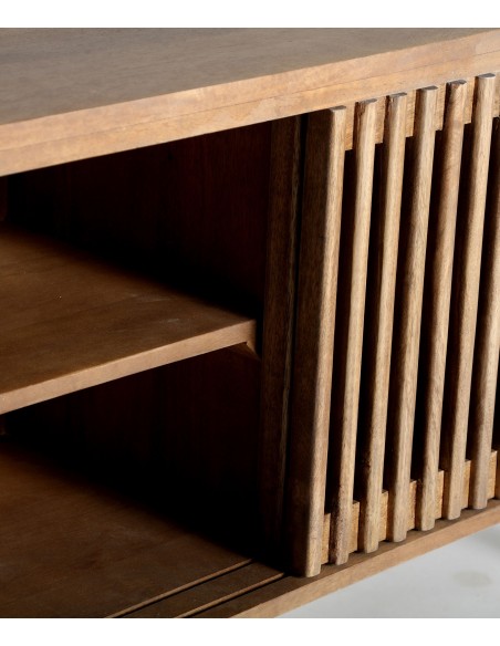 Mueble TV TREVOUX 170 x 60 cm de Madera de Mango Marrón