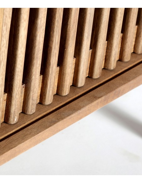 Móvel TV TREVOUX 170 x 60 cm em Madeira de Mango Castanha