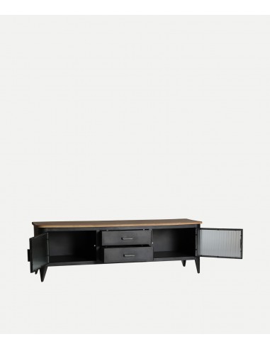 Móvel TV industrial EASBY 165 x 53 cm Ferro...