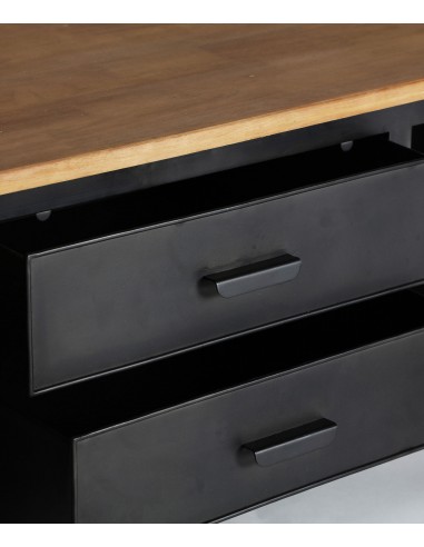 Mueble TV industrial EASBY 165 x 53 cm, de...