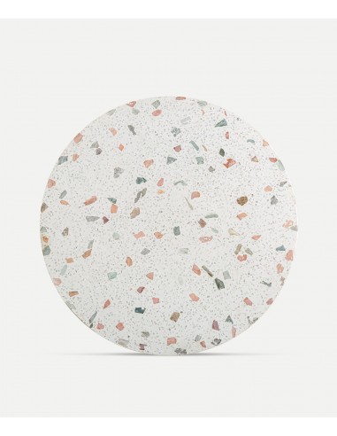 Mesa de jantar redonda LAUTREC 120 em terrazzo...