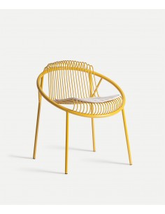 Cadeira Exterior de Design BRIENZ em WIRE metal com... 2