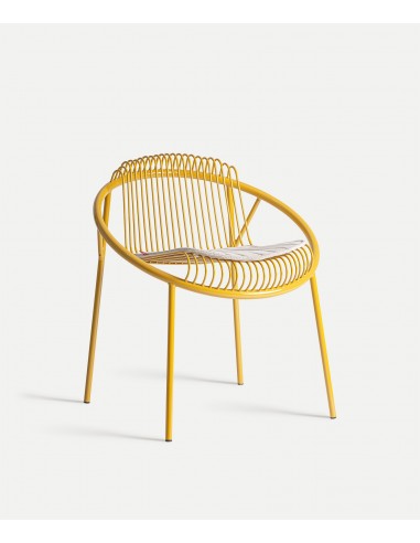 Silla Exterior de Diseño BRIENZ en WIRE metal...