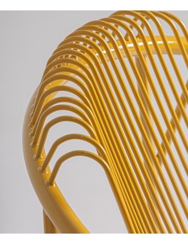 Silla Exterior de Diseño BRIENZ en WIRE metal...