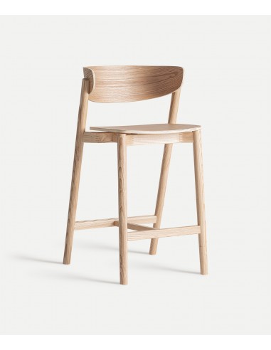 Taburete de Diseño Nórdico WIELER 64 en Madera