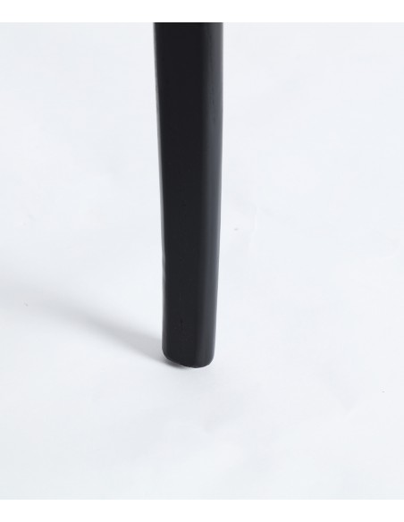 Cadeira de Design nórdico HASLOCH em madeira de olmo preto