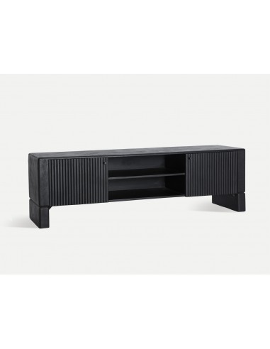 Mueble TV NOX 165 x 50 cm,de Madera de Mango Negra
