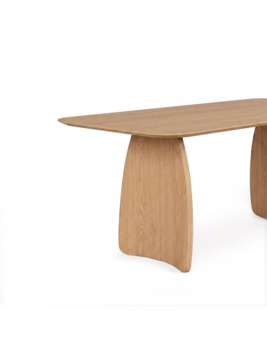 Mesa de madera roble minimalista KIMBERLY 200 x 90