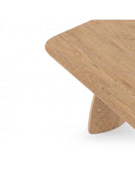 Mesa de madeira carvalho minimalista KIMBERLY 200 x 90