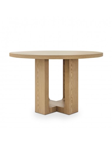 Mesa redonda de design MAXINE 120, folheada a...