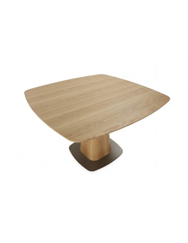 Mesa de Jantar Quadrada ETEL 120 cm em folheado...