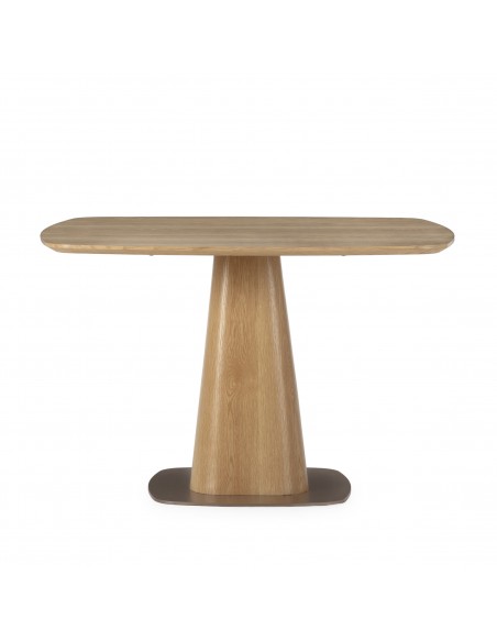 Mesa de Jantar Quadrada ETEL 120 cm em folheado a carvalho