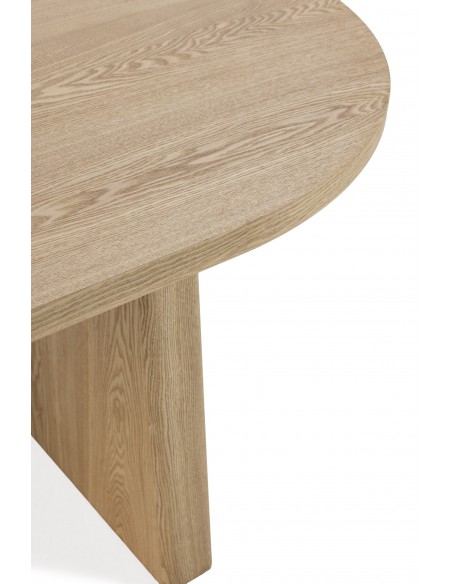 Mesa de Jantar Oval BLAIR 220 cm Folha de Fresno