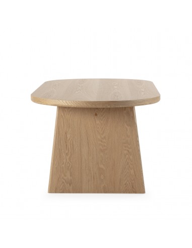 Mesa de comedor Oval BLAIR 220 cm Chapa de Fresno
