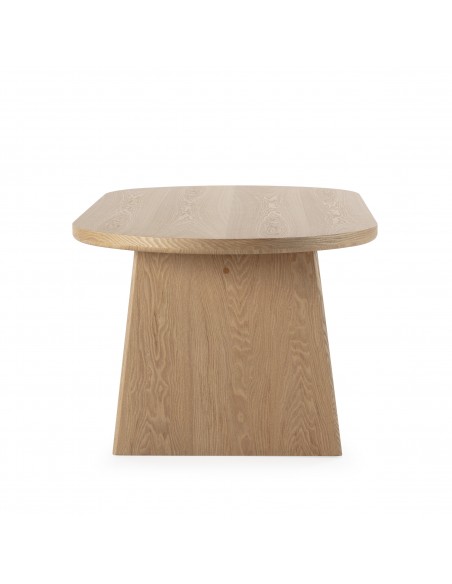 Mesa de Jantar Oval BLAIR 220 cm Folha de Fresno