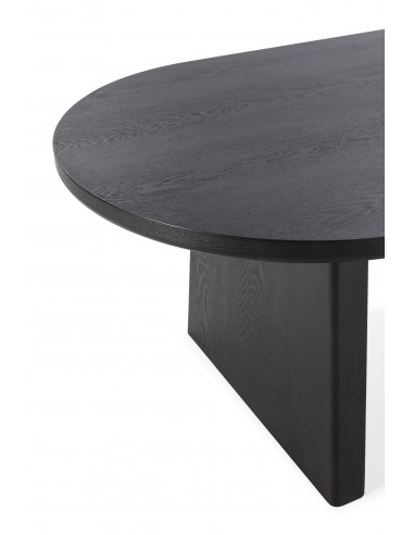 Mesa de Jantar Oval BLAIR 220 x 100 Folha de...